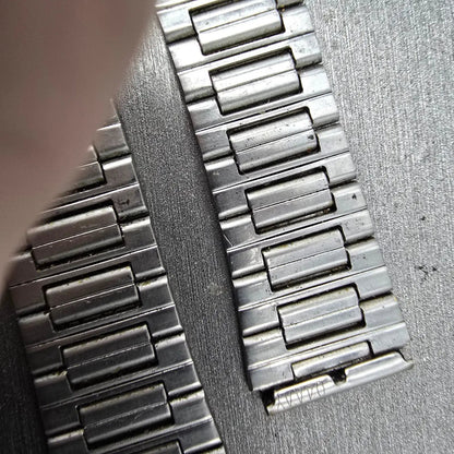 Seiko Bracelet 16mm Stainless Steel Gold Tone Vintage Japan 04AAY MISSING Clasp15