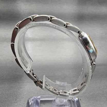 Seiko Tisse Watch Women 13mm Silver Dial Silver Tone Oval 1E20-3B40 New Battery8