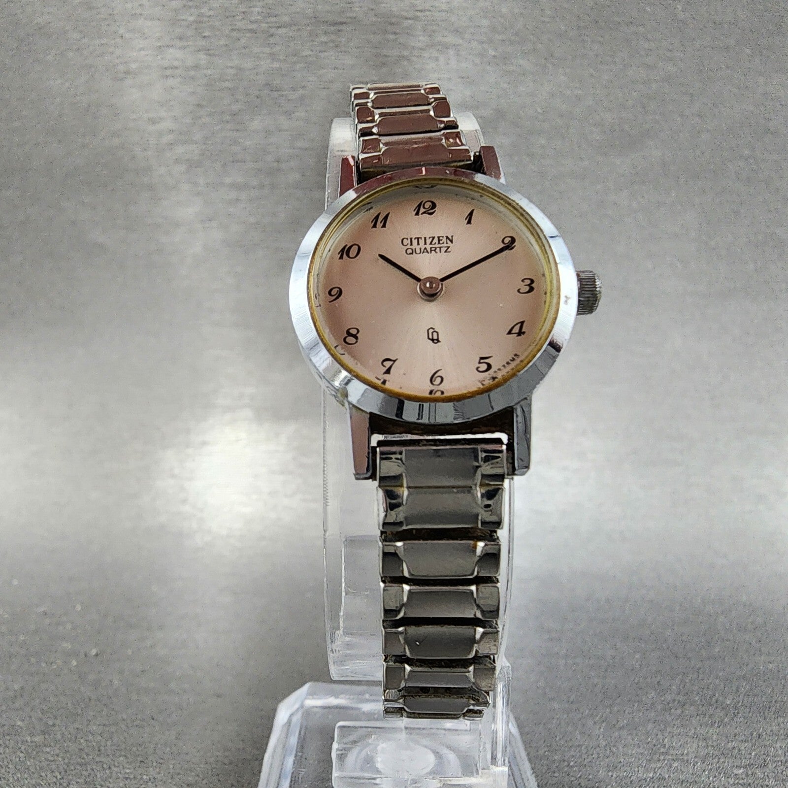 Citizen CQ Watch Women 21mm Silver Dial Silver Tone Round 3220891236  New Batt5