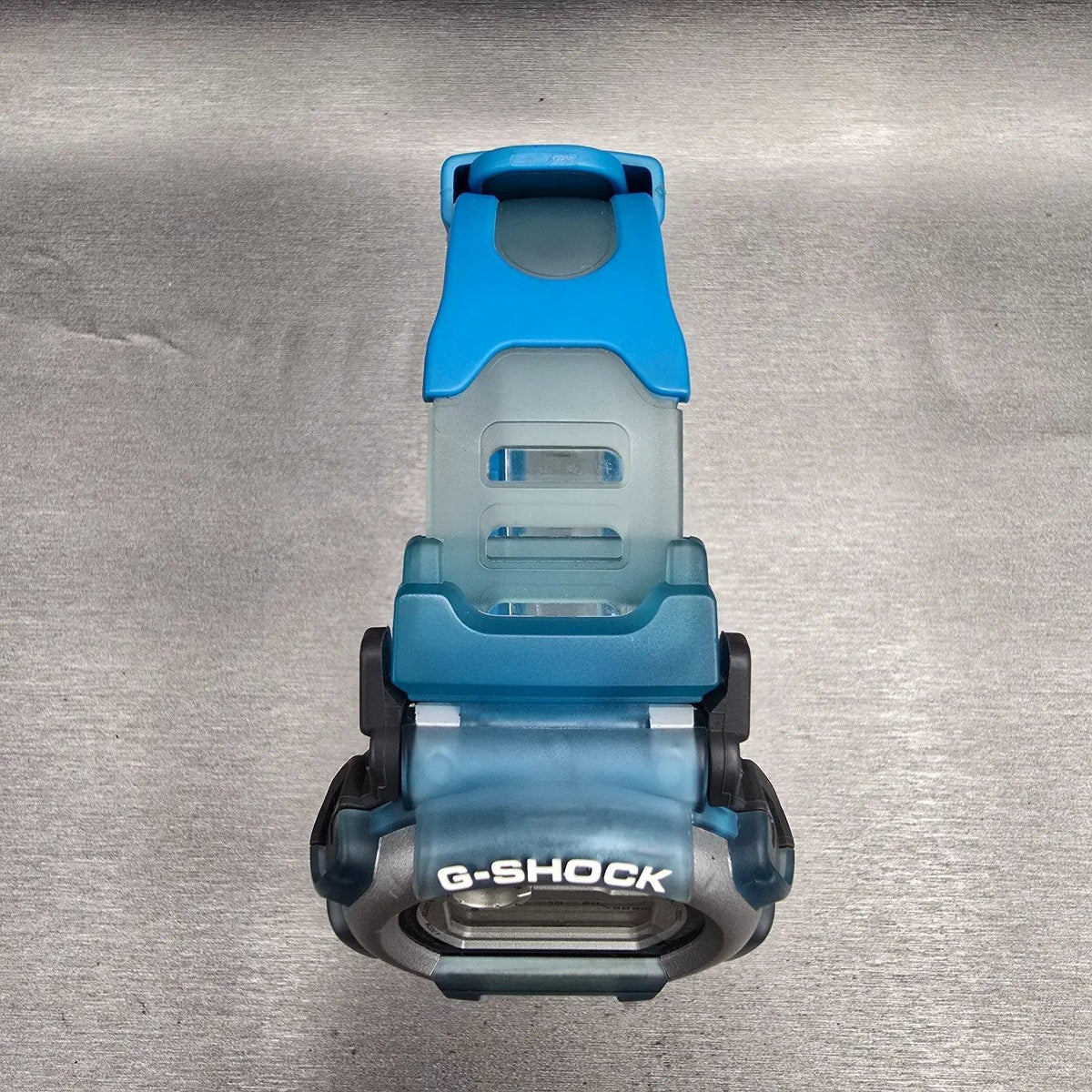 Casio G-Shock DW-003 Watch Men 45mm Gray Dial Blue Chrono Alarm New Battery4