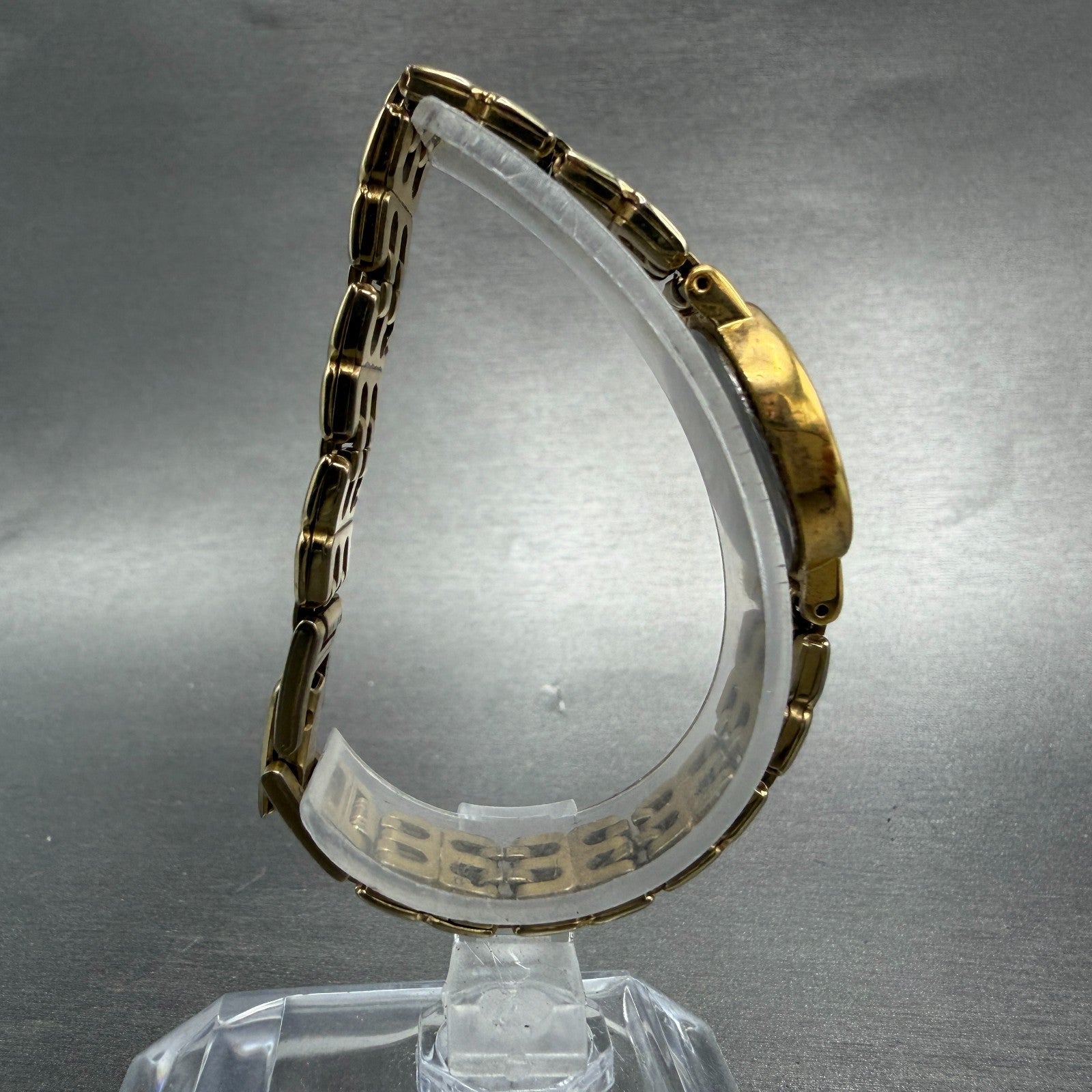 Seiko Watch Women 21mm Champagne Dial Gold Tone Round 1N00-1E09 New Battery BD78