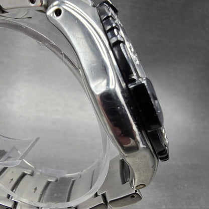 Citizen Eco-Drive Dive Watch Men 45mm Black Dial Silver Tone Date Runs3