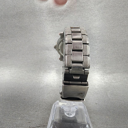 Bulova Harley Davidson Watch Women 28mm Pink Dial Silver Tone 76L144 New Battery7