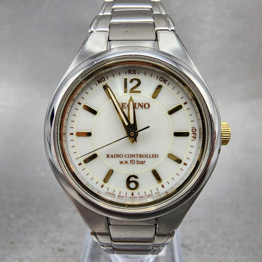 Citizen Reguno Solar Watch Women 28mm White Dial Silver Tone Round Runs0