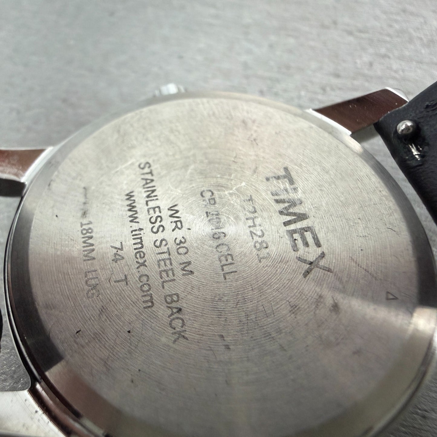 Timex Easy Reader Watch Men 35mm White Dial Silver Tone Round New Battery ABC9