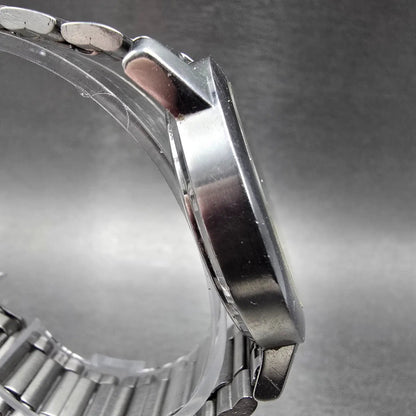 Bulova Harley Davidson Watch Men 38mm Black Dial Silver Tone 76A04 New Battery5