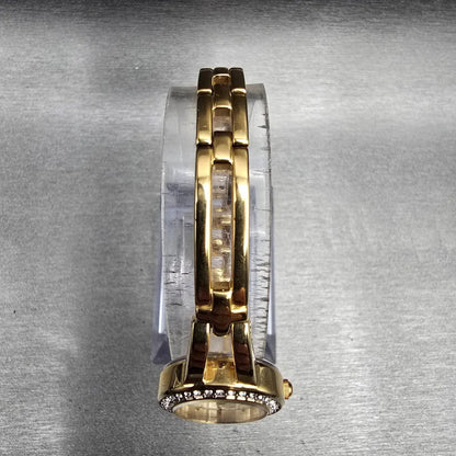 Citizen Watch Women 20mm Cream Dial Gold Tone Crystals 5920-S004705 New Battery4