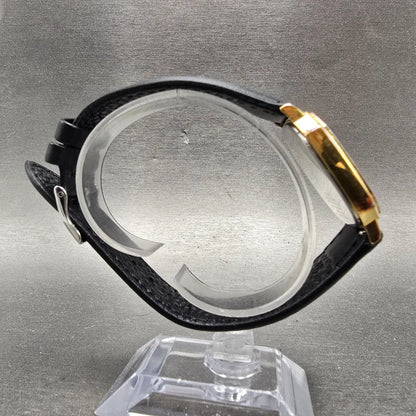 Seiko Watch Men 30mm Champagne Dial Gold Tone Octagon 6431-5030 New Battery8