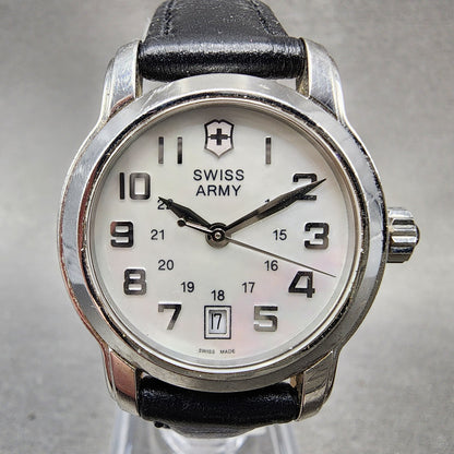 Victorinox Swiss Army Vivante Watch Women 28mm MOP Dial Steel Date Round New Bat1