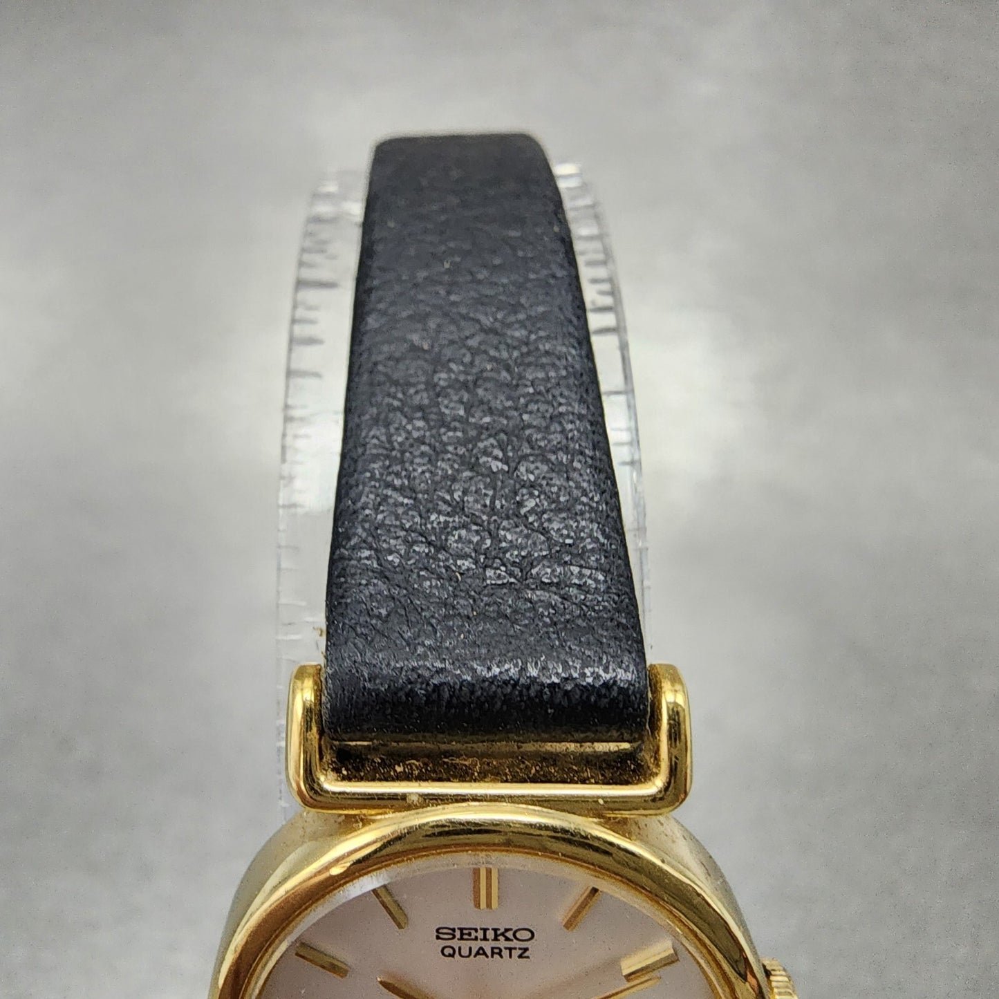 Seiko Watch Women 21mm Silver Dial Gold Tone Round 2c210100 New Battery READ!!!4
