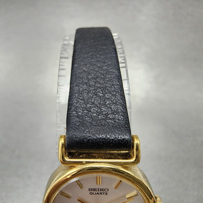 Seiko Watch Women 21mm Silver Dial Gold Tone Round 2c210100 New Battery READ!!!4