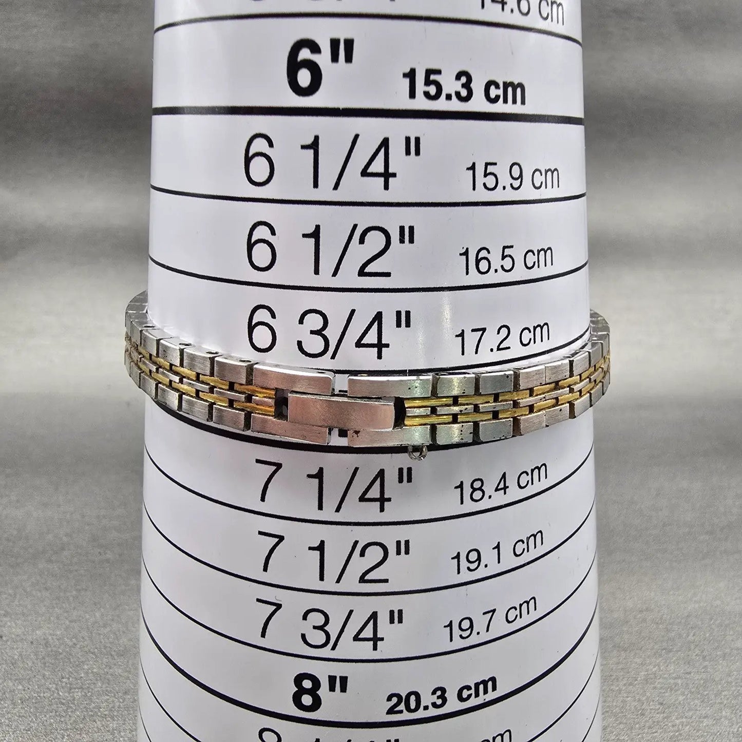 Seiko Watch Women 16mm Silver Dial Two Tone Rectangle 2C20-5209 New Battery9