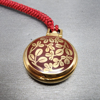 Seiko Pocket Watch Women 27mm Silver Dial Gold Tone ccccc New Battery8