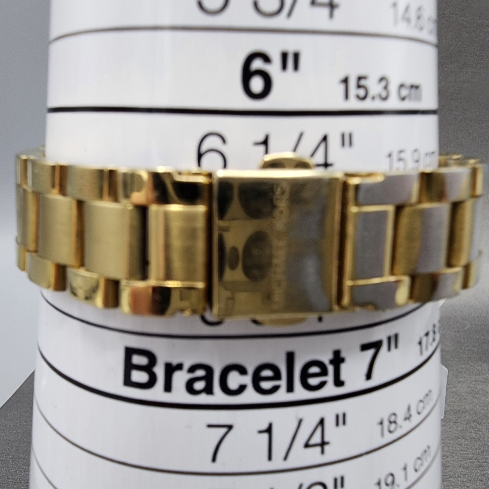 Michael Kors Tatum Watch Women 33mm Gold Dial Gold Tone Round MK6120 New Batt10
