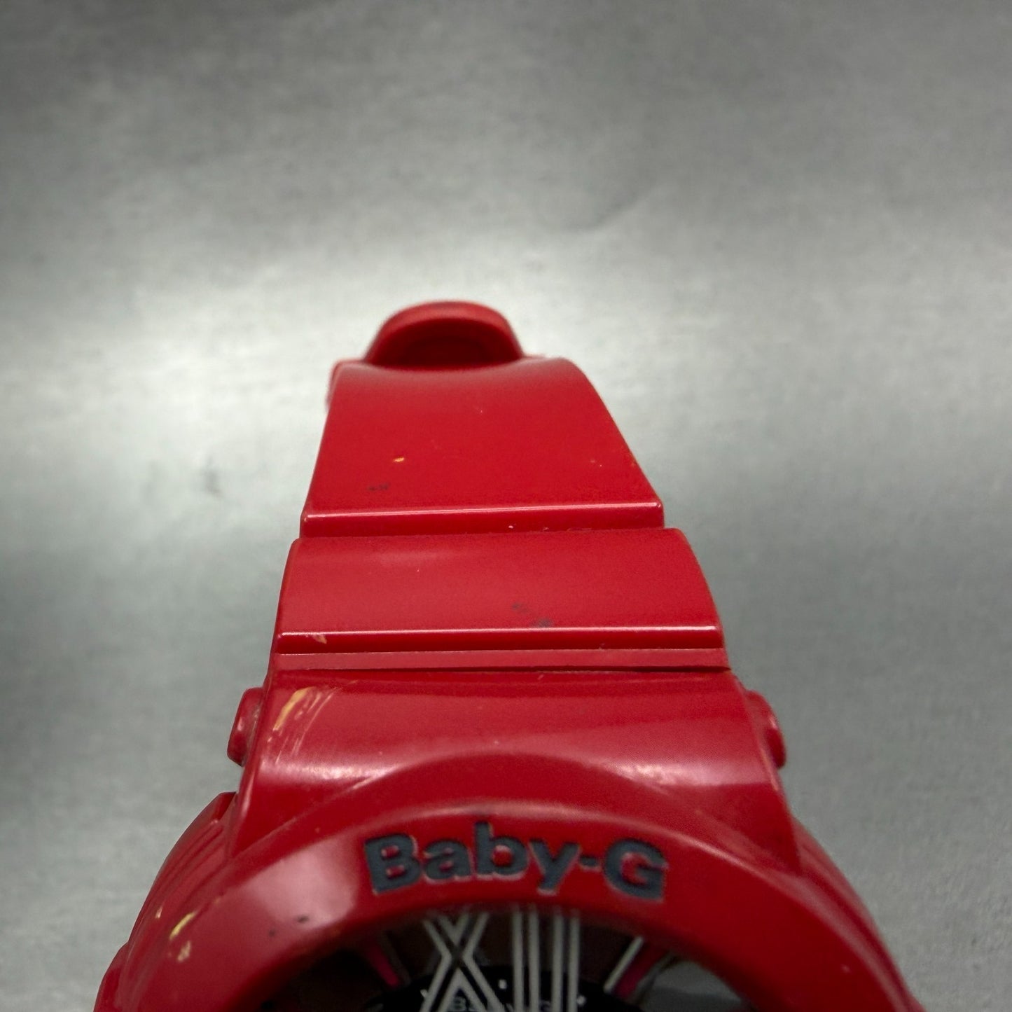 Casio Baby-G Watch Women 43mm Analog Digital Red Tone Alarm Chrono New Batt ABC4