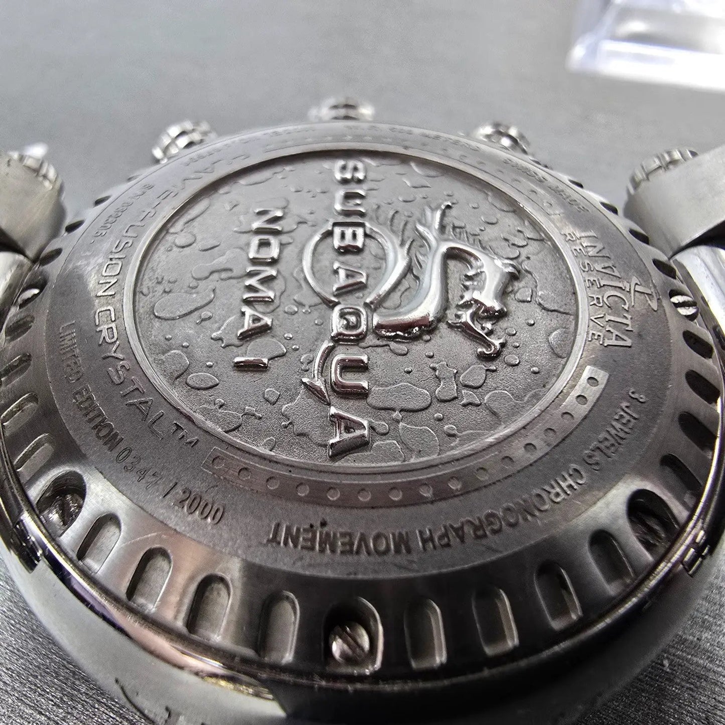 Invicta Reserve Sub Aqua Noma I Chronograph Watch Men 46mm MOP Dial Steel NewBat10