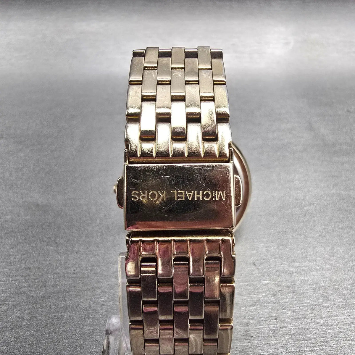 Michael Kors Darci Watch Women 39mm Gold Dial Gold Tone Gemmed MK-3438 New Batt7