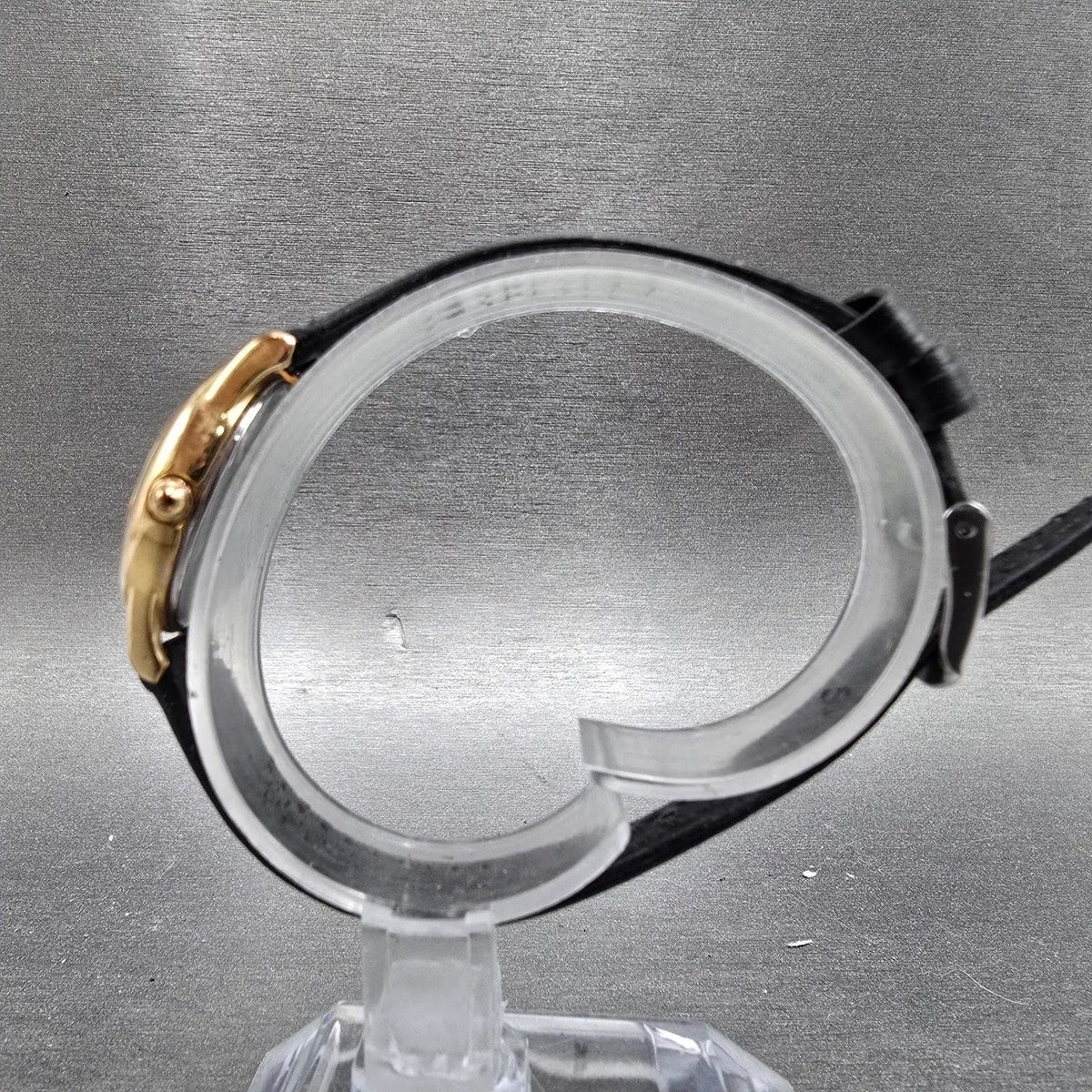 Seiko Lukia Solar Watch Women 20mm White Dial Rose Gold Oval V117-0CR0 Runs6