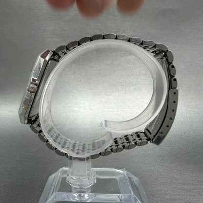 Seiko Spirit Tank Watch Men 29mm White Dial Silver Tone 5E31-5A70 New Battery6