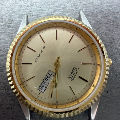 Citizen President Watch Men 35mm Champagne Dial Gold Daydate 6100-R00405 PARTS2