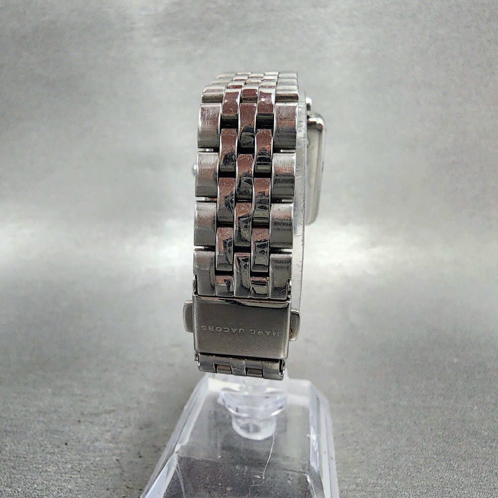 Marc Jacobs Watch Women 30mm White Dial Silver Tone Square MJ3461  New Battery7
