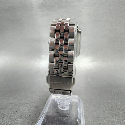 Marc Jacobs Watch Women 30mm White Dial Silver Tone Square MJ3461  New Battery7