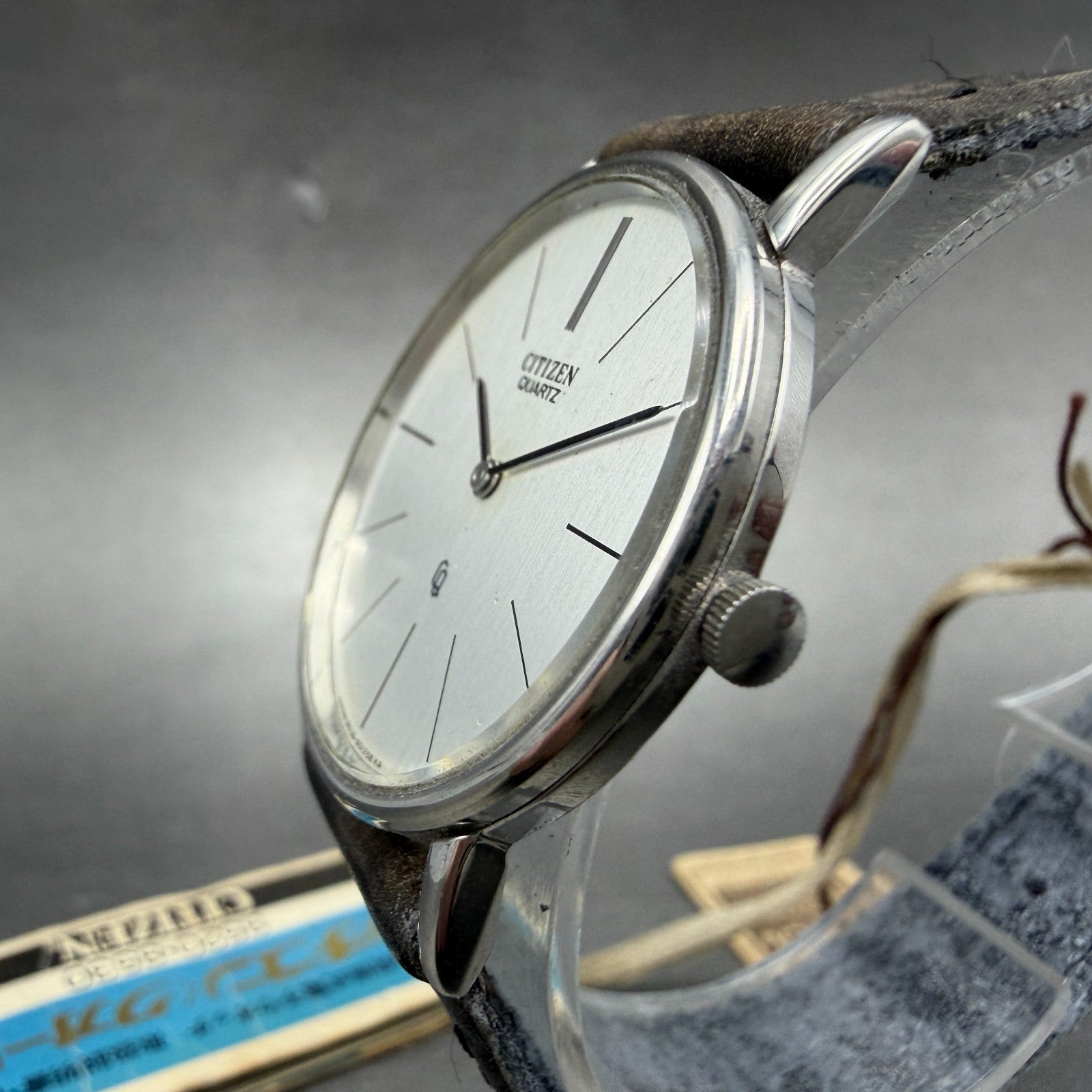 Citizen CQ Watch Men 32mm Silver Dial Silver Tone Round 4-850581 PARTS3