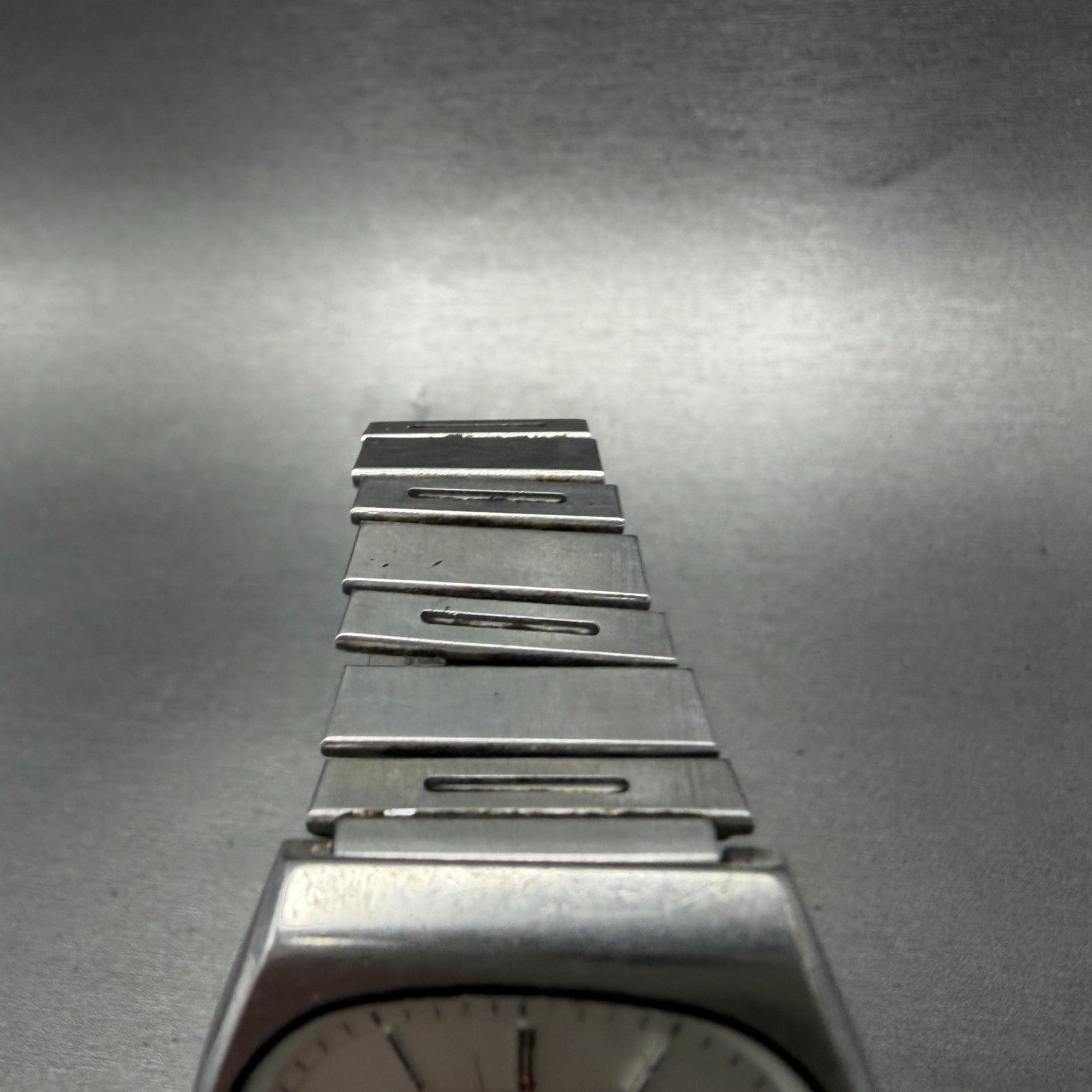 Seiko SQ Watch Men 34mm Silver Dial Silver tone Daydate 8223-5359 New Battery4