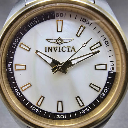 Invicta Specialty Watch Women 33mm MOP Dial Two Tone Round 12831 New Battery1
