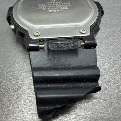 Casio Illuminator W-214HC Watch Men 45mm Black Alarm Chrono Digital New Battery11