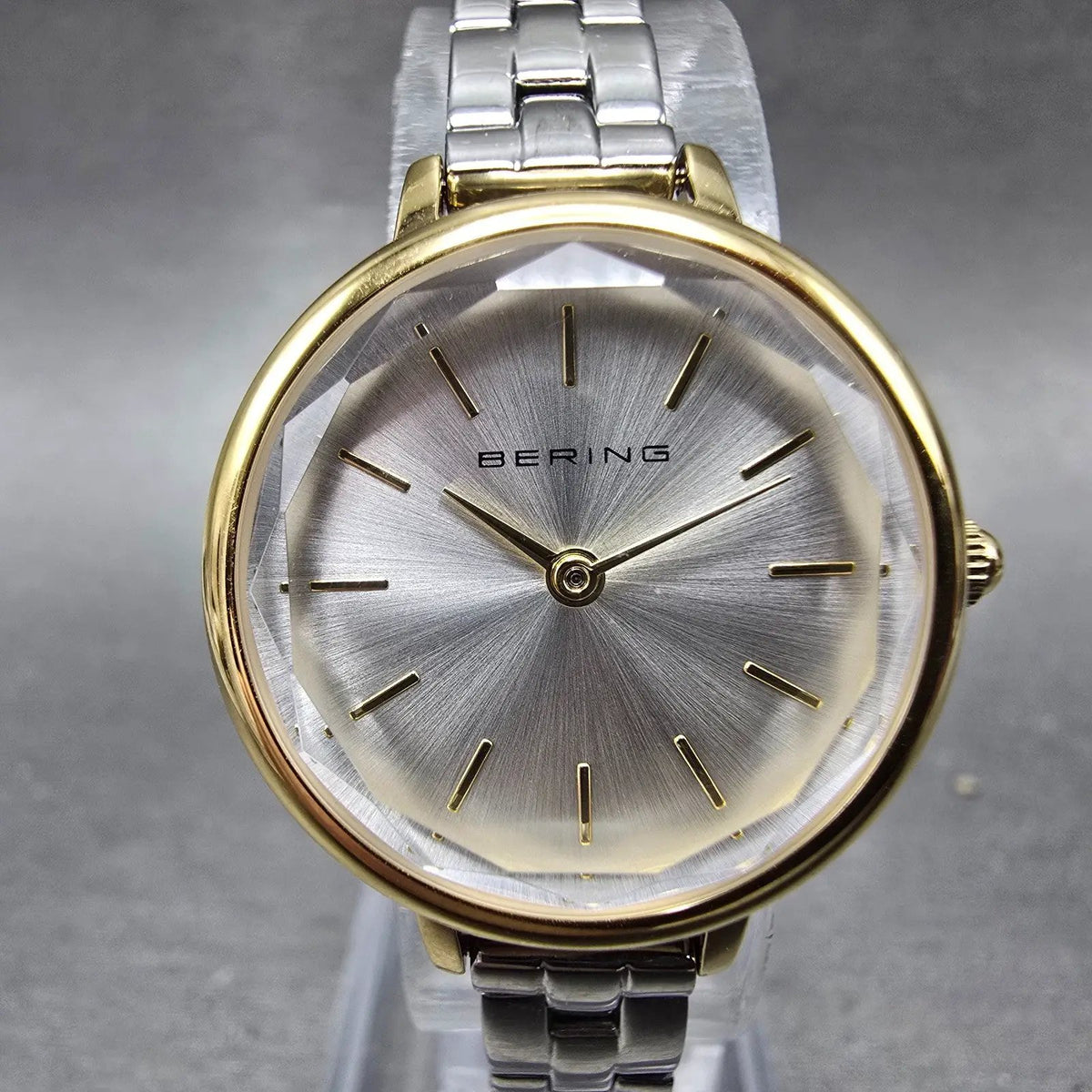 Bering Classic Watch Women 24mm Silver Dial Two Tone 11024-710 Round Works1