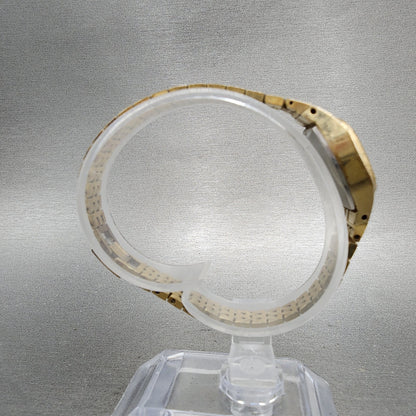 Seiko Special Watch Women 20mm Silver Dial Gold Tone Manual 11403240 Runs8
