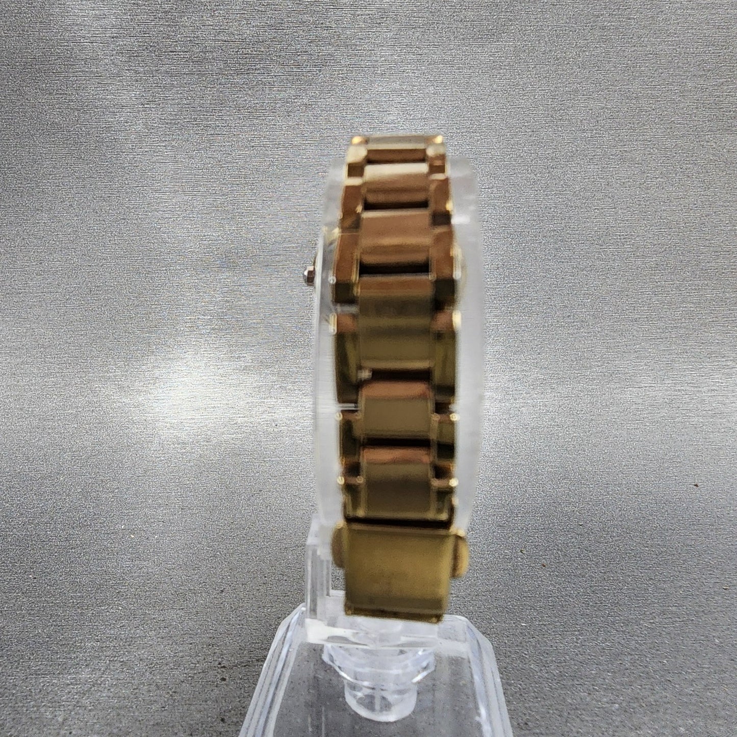 Citizen EcoDrive Xc Watch Women 25mm Pink Dial Gold Tone Runs H058T0165618