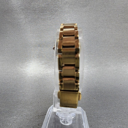 Citizen EcoDrive Xc Watch Women 25mm Pink Dial Gold Tone Runs H058T0165618