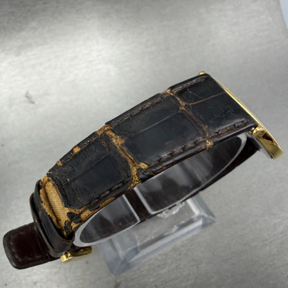 Omega De Ville Watch Men 32mm Gold Dial Gold Plated Cal1378 195.0075.2 PARTS10