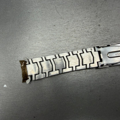 Bulova Millennia Watch Bracelet Two Tone 20mm Stainless Steel 98A48 Vintage6