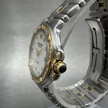 Raymond Weil Parsifal Watch Women 27mm MOP Dial Steel Diamond Bezel Date NewbatA2