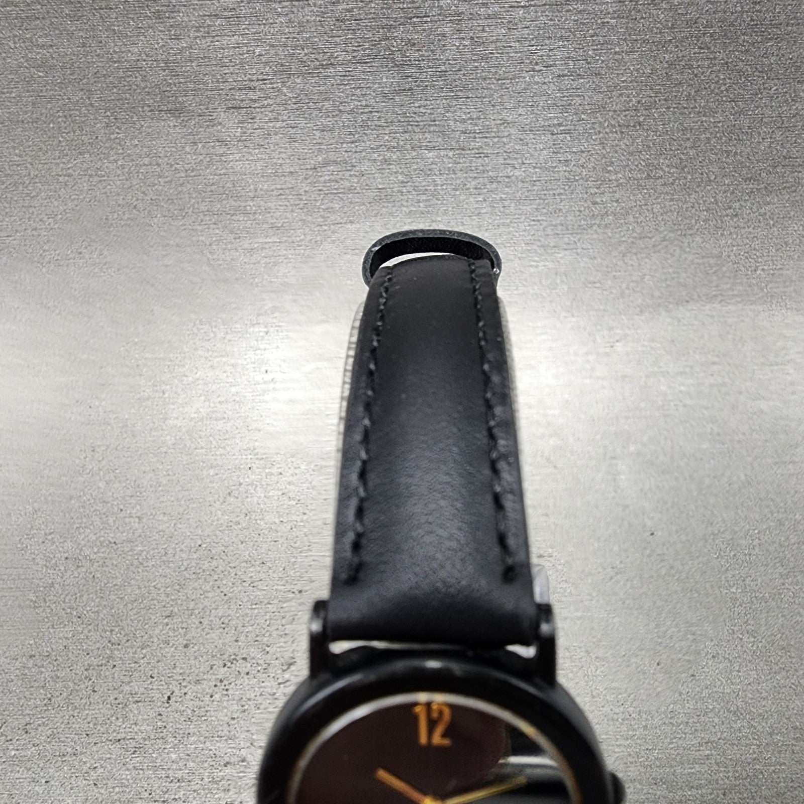 Seiko Watch Women 25mm Black Dial Black Tone Round 73206200 New Battery4