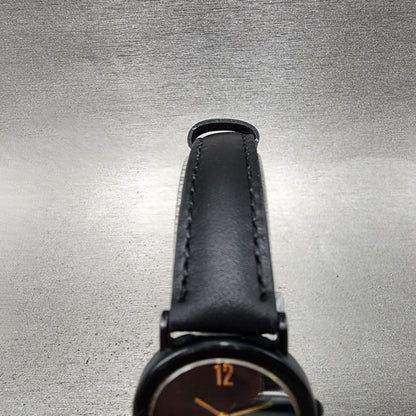 Seiko Watch Women 25mm Black Dial Black Tone Round 73206200 New Battery4