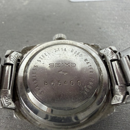 Seiko Chorus Watch Women 25mm Silver Dial Silver Tone Date Manual 2118-0260 Runs10