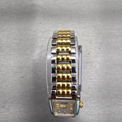 Seiko Watch Women 15mm Silver Dial Silver Tone Rectangle 1N00-5A99 New Battery4