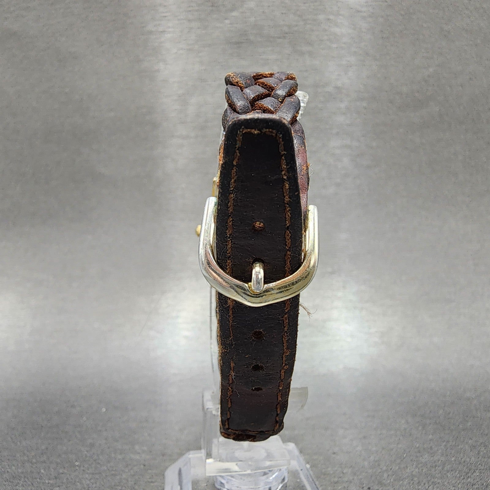 Seiko Watch Women 20mm Champagne Dial Gold Tone Oval 1n005h80 New Battery7