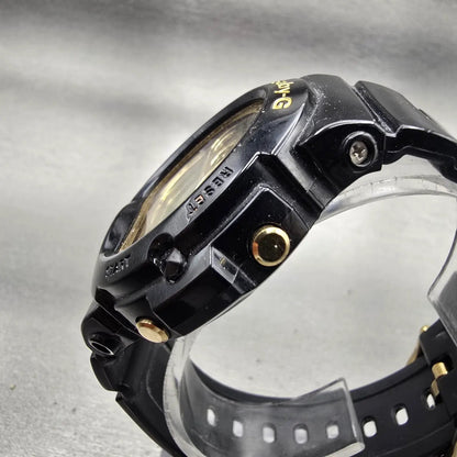 Casio Baby-G BG-6901 Watch Women 45mm Gold Dial Black Chrono Alarm New Battery3