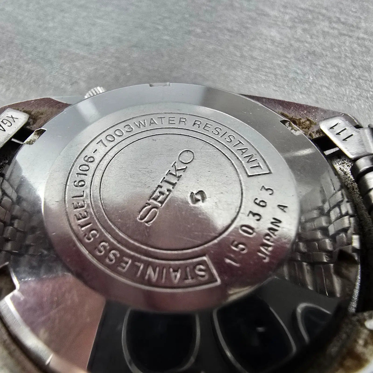 Seiko 5 Actus SS Watch Men 36mm Silver Dial Steel Daydate 6106-7003 Automatic9