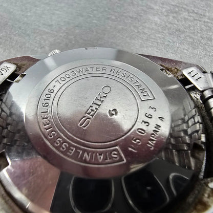 Seiko 5 Actus SS Watch Men 36mm Silver Dial Steel Daydate 6106-7003 Automatic9