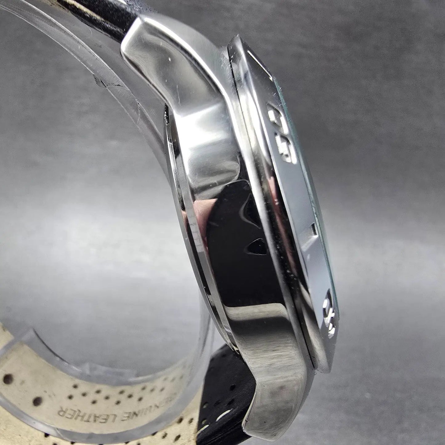Timex Perpetual Calendar Dive Watch Men 44mm Black Dial Steel T2J081 New Battery3