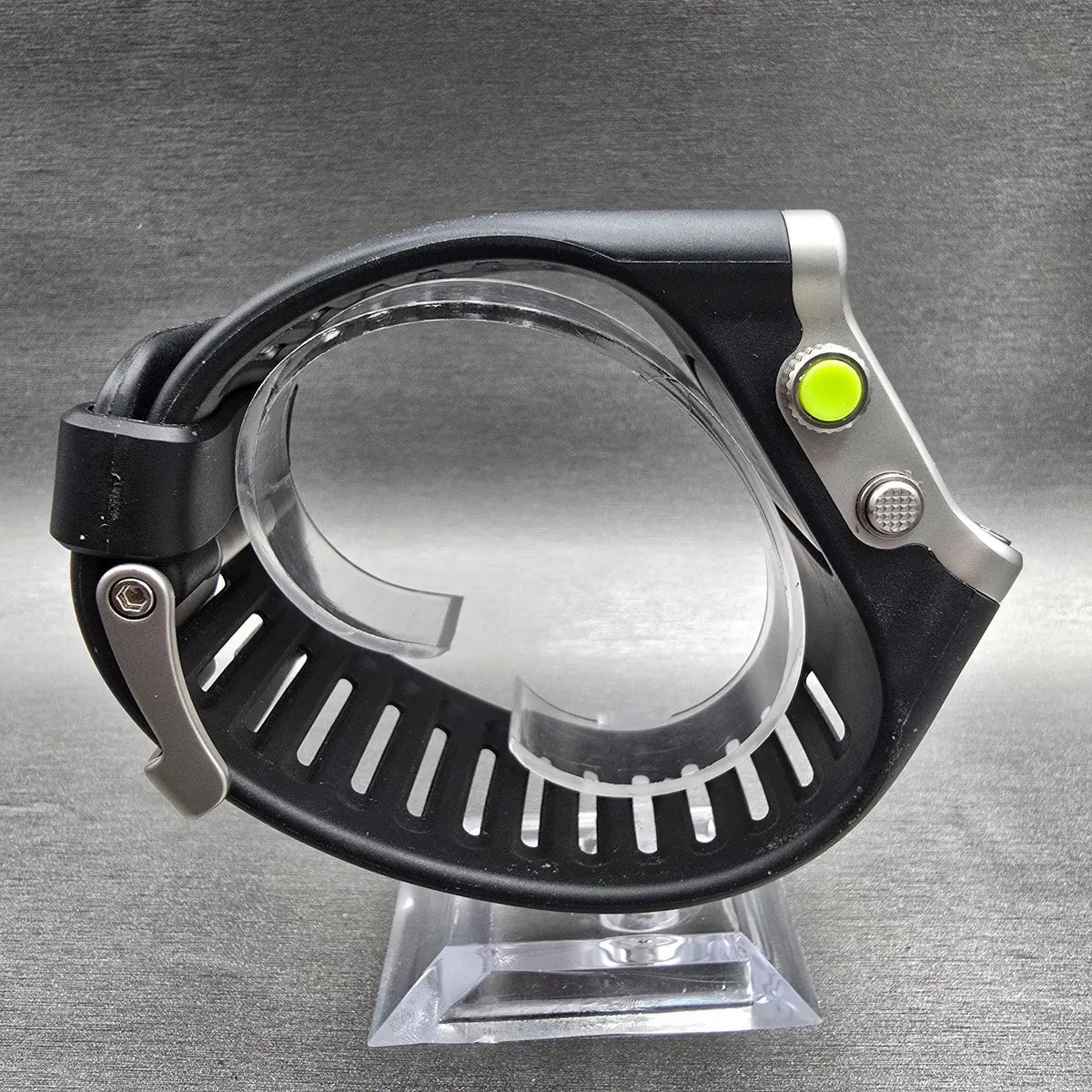 Nike Hammer Digital Watch Men 40mm Silver Black Chrono WC0021 New Battery8
