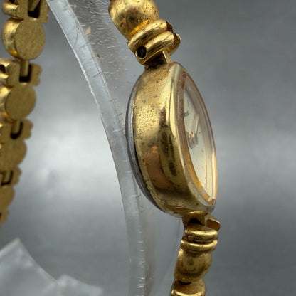 Casio Menuet Watch Women 16mm Champagne Dial Gold Tone Oval LGQ-204 New Battery3