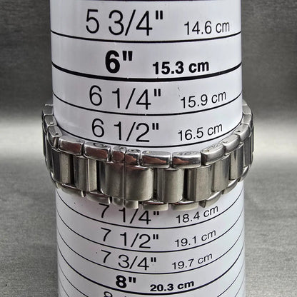 Bulova Tank Watch Women 21mm White Dial Silver Rectangle 96L42 New Battery9