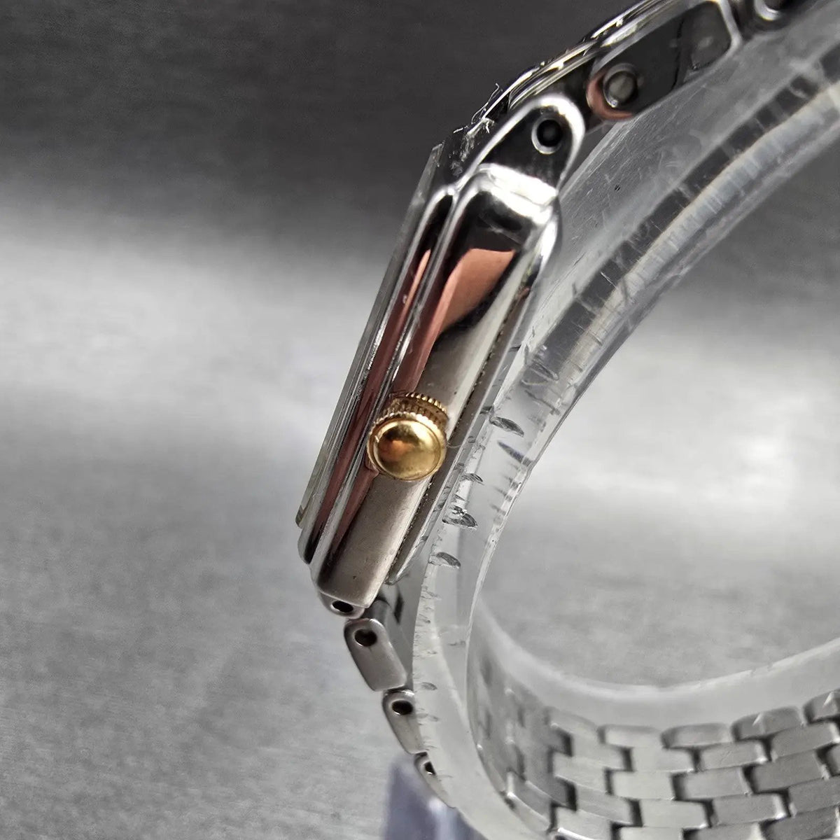 Seiko Tank Watch Women 16mm White Dial Silver Tone Rectangle 1N01-0FH0 New BatKL2